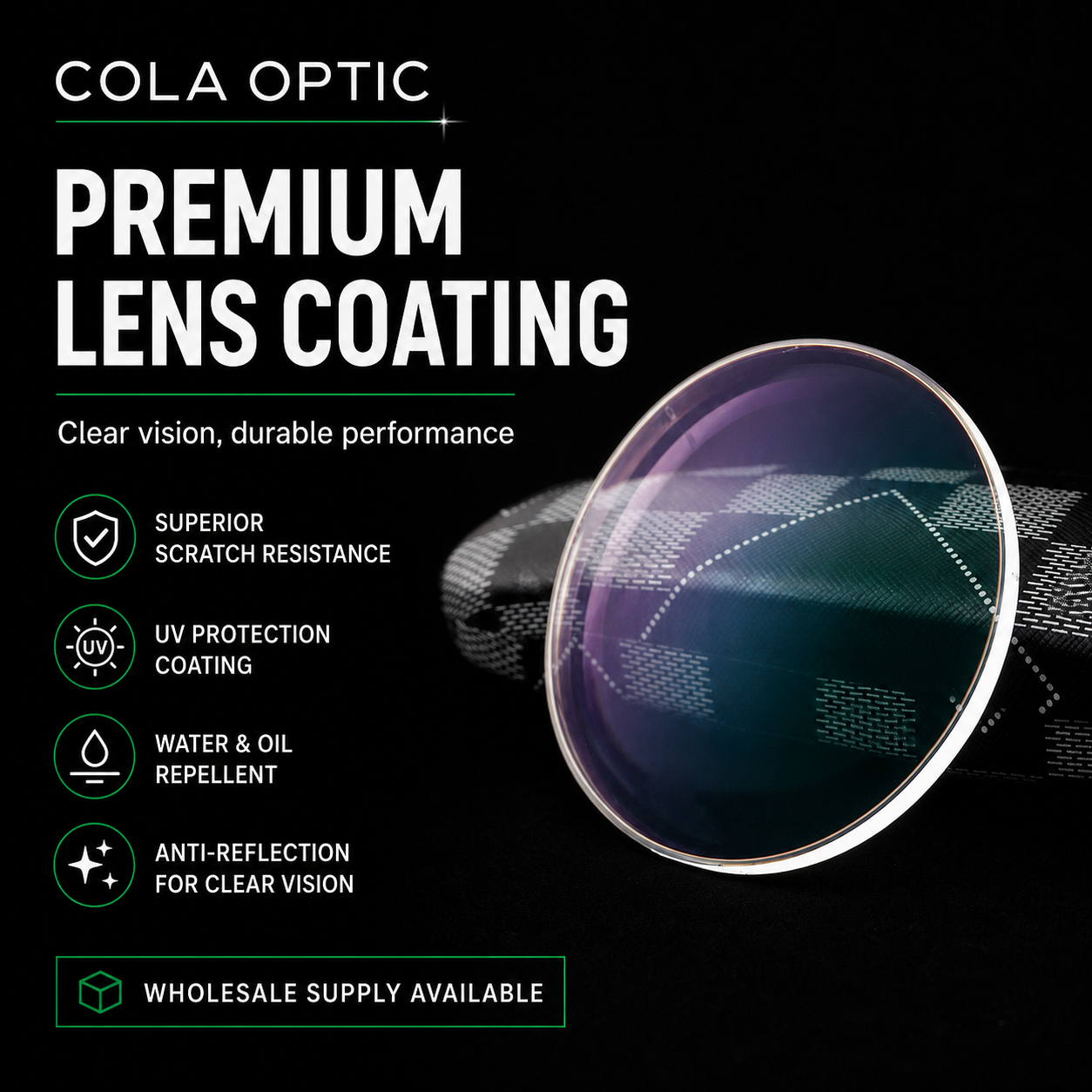 Cola Optic optical lens coating visual